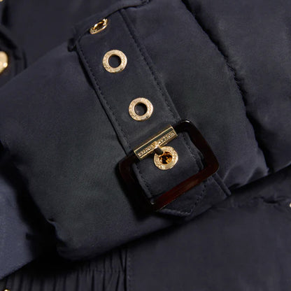 Arosa Luxe Longline Coat - Ink Navy