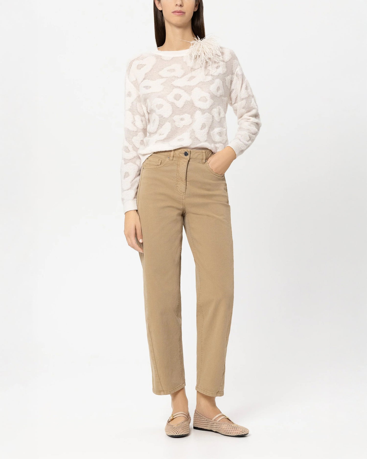 Authentic Barrel Leg Jean - Camel