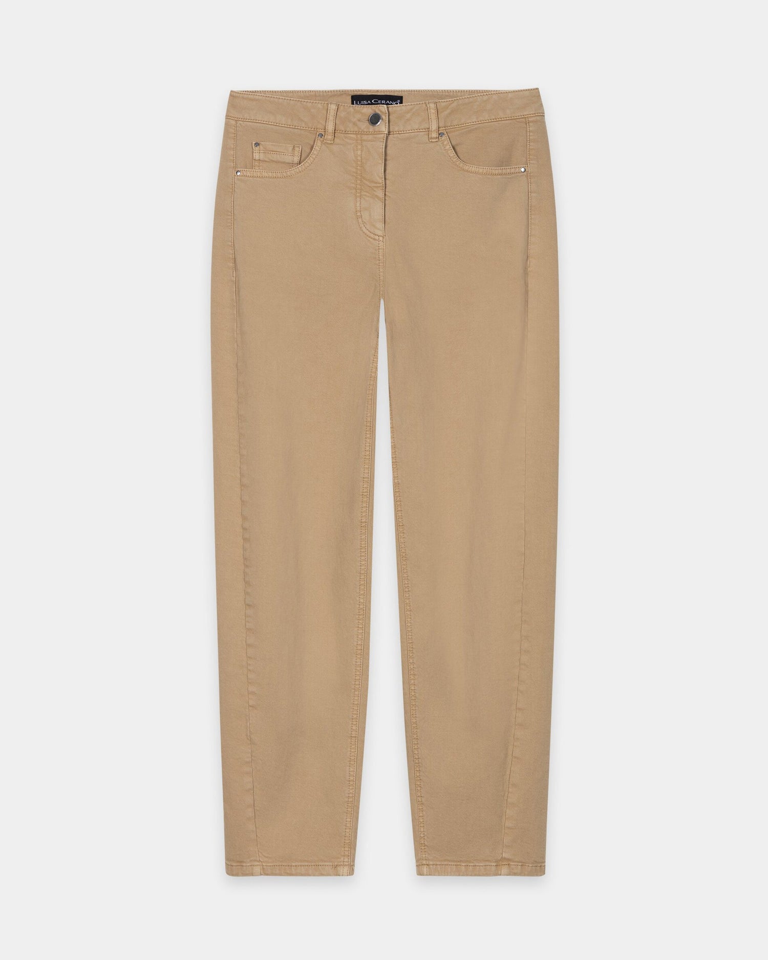 Authentic Barrel Leg Jean - Camel