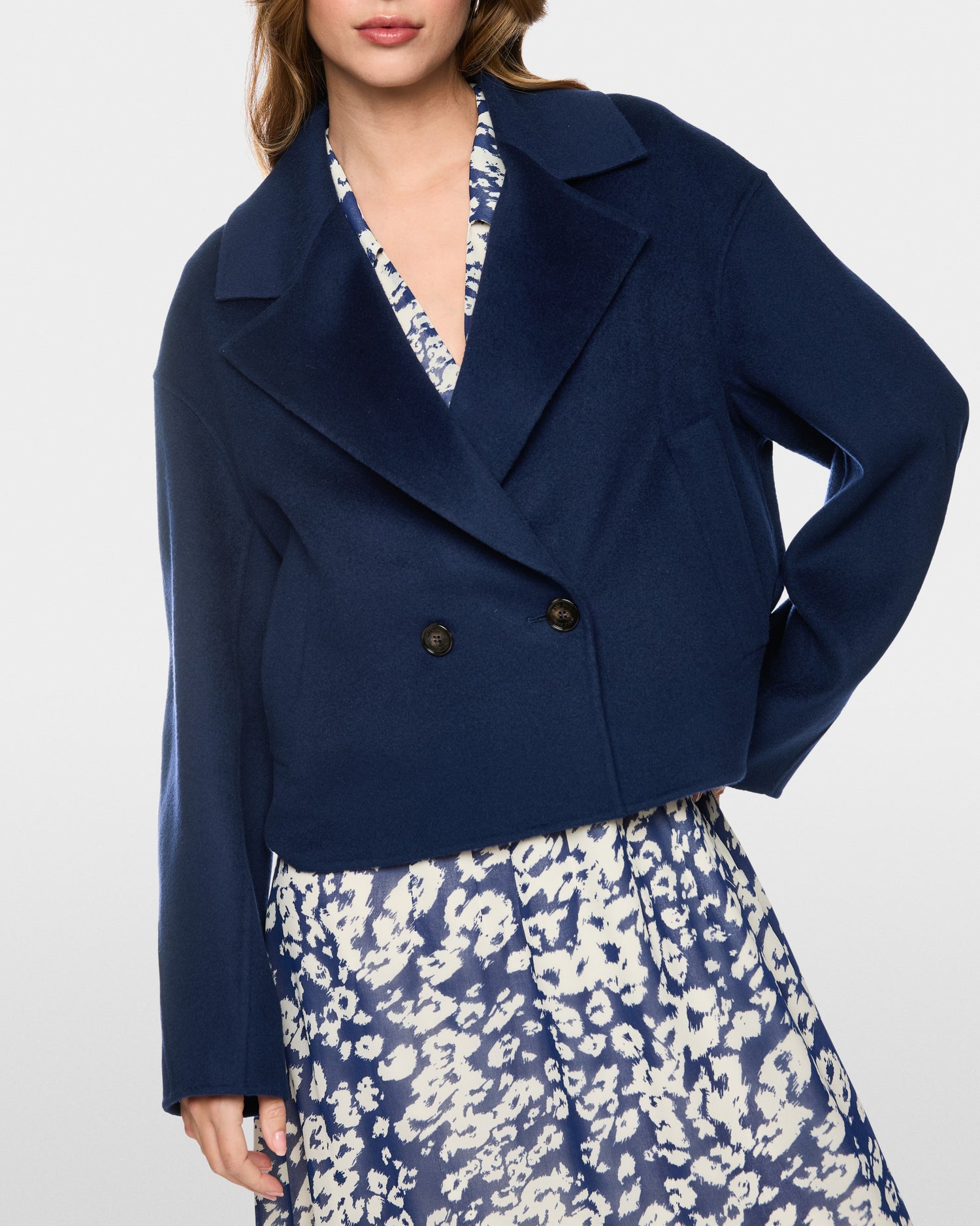 Double Face Jacket - Blue