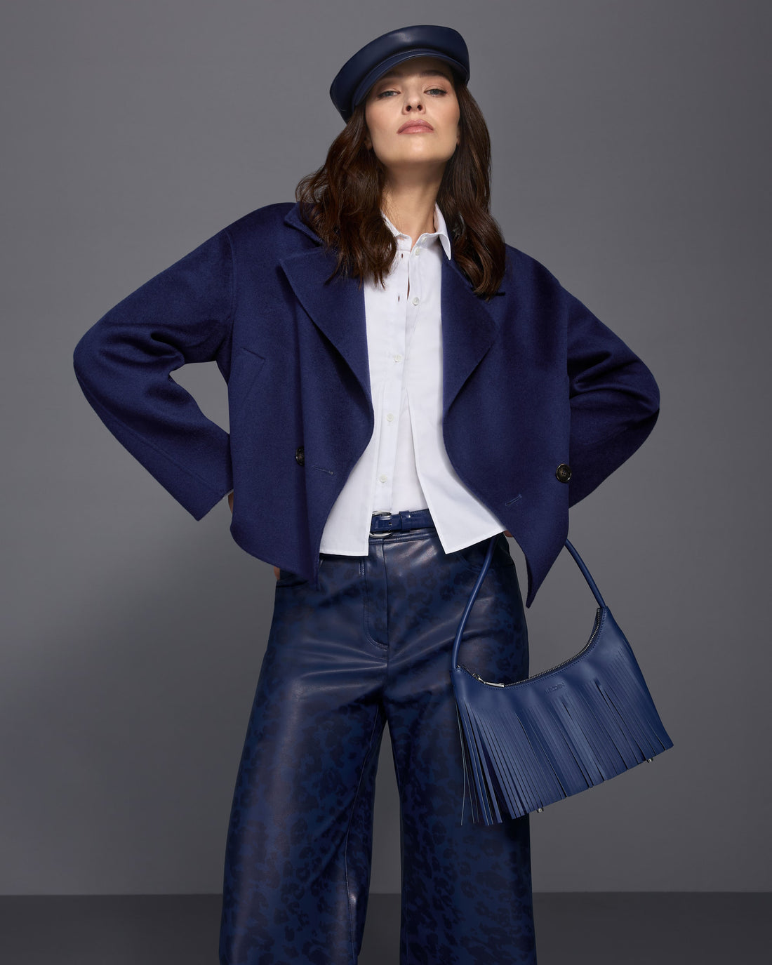 Double Face Jacket - Blue