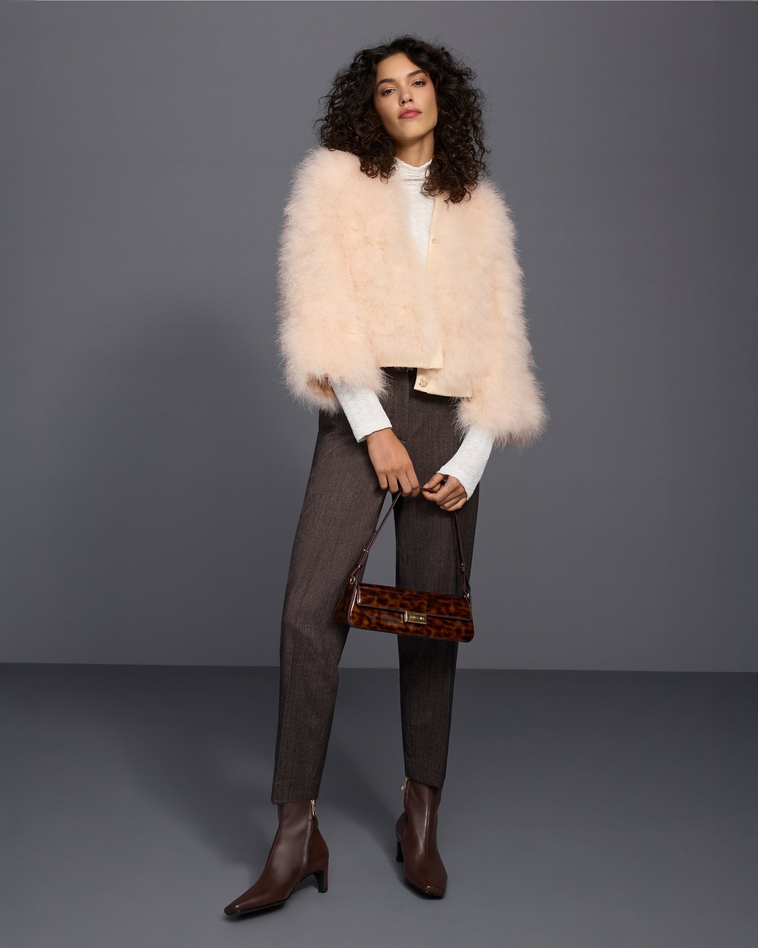 Eyelash Jacket - Cream