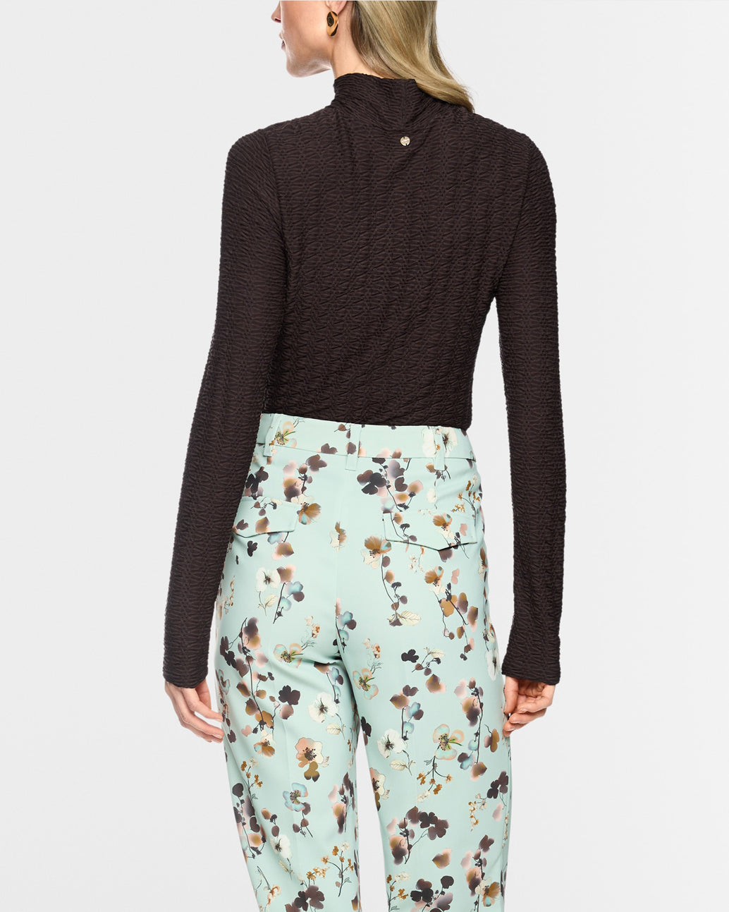 Knit Roll Neck - Brown
