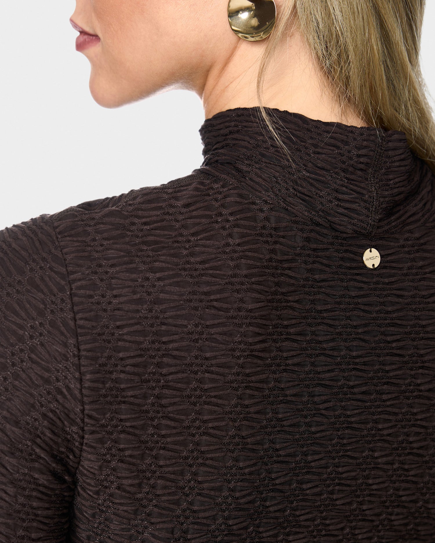 Knit Roll Neck - Brown