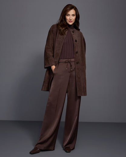 Knit Roll Neck - Brown