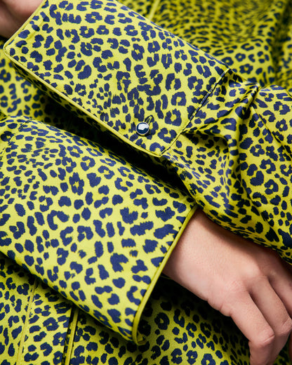 Leopard Print Shirt - Lime