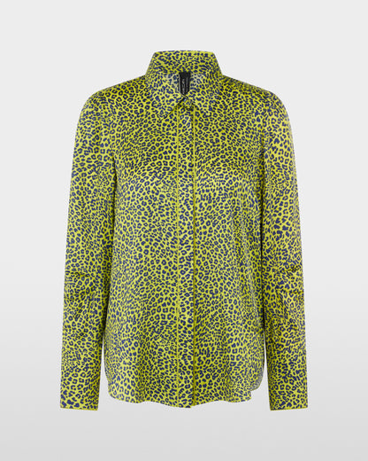 Leopard Print Shirt - Lime