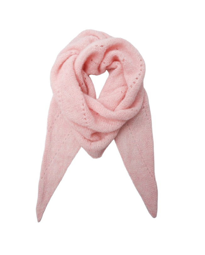 Dell Knitted Mini Scarf - Rose