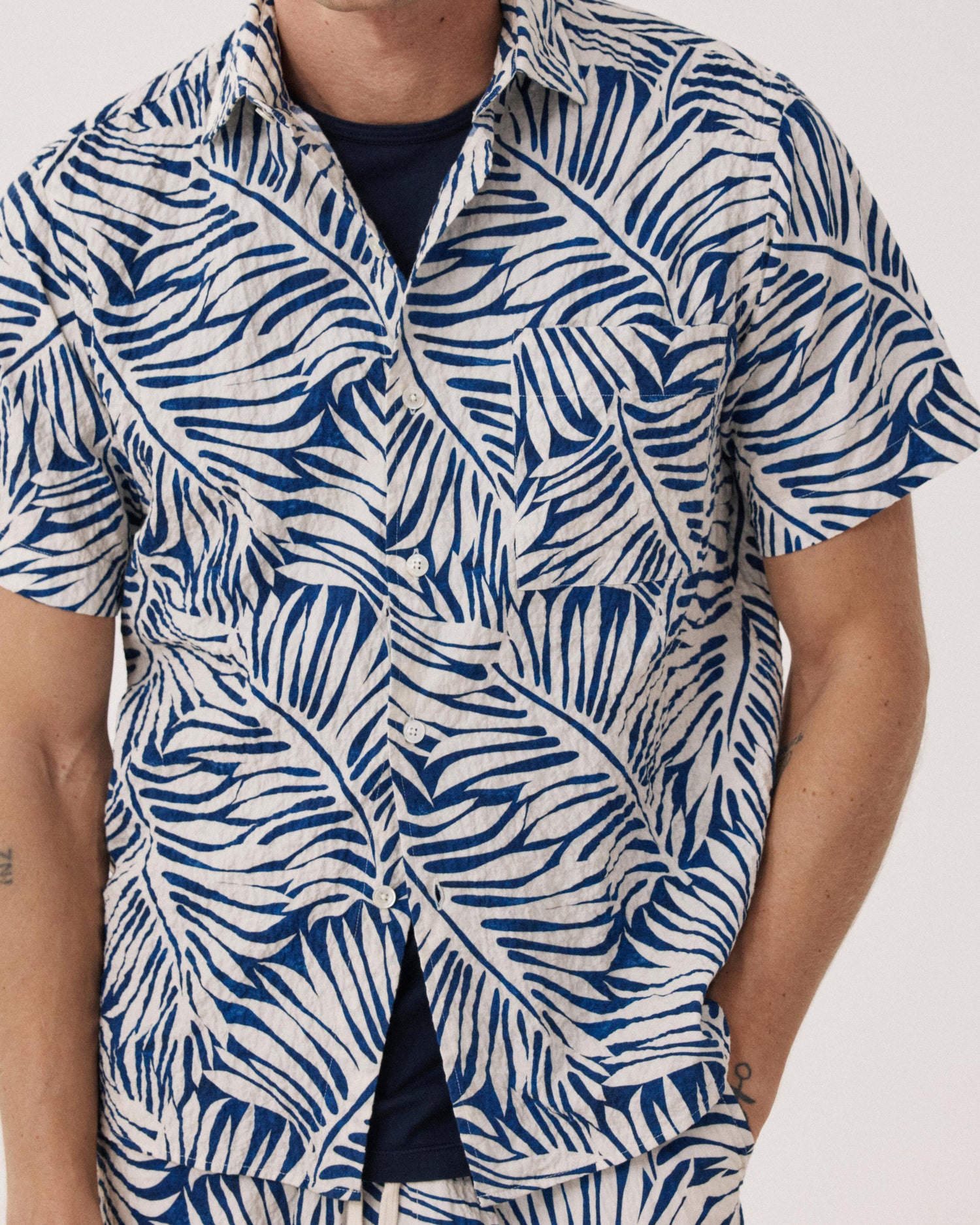 Pedro Mc Woven Shirt - Blue