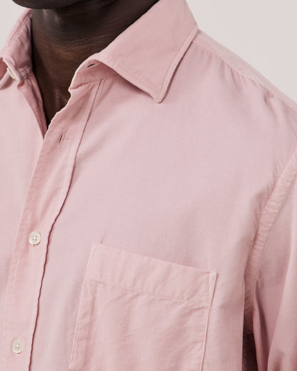 Paul Pat Fine Cord Shirt - Old Pink