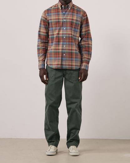 Pitt Plaid Shirt - Copper
