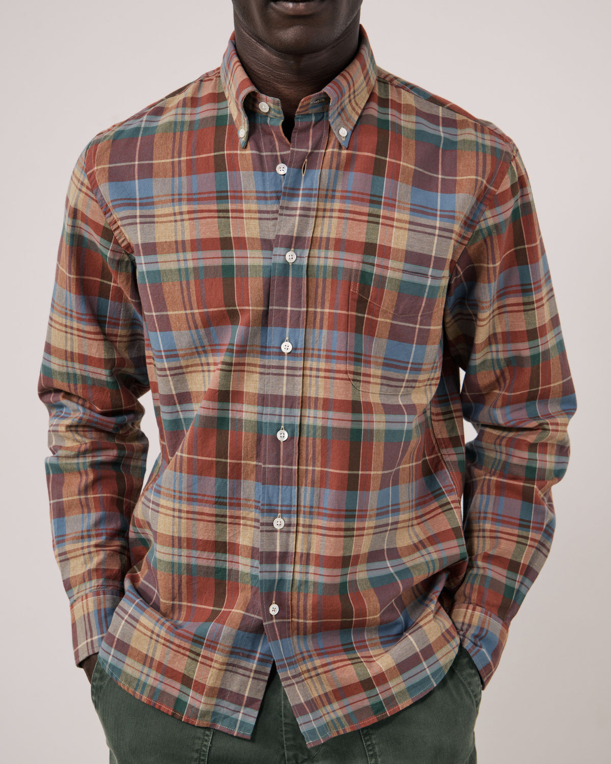 Pitt Plaid Shirt - Copper
