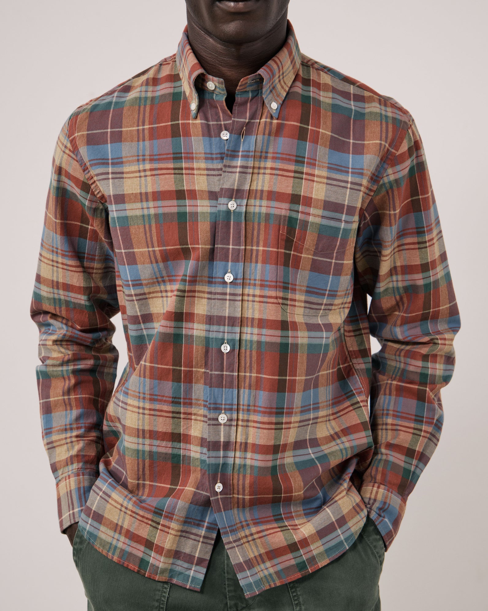 Pitt Plaid Shirt - Copper