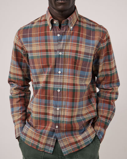 Pitt Plaid Shirt - Copper