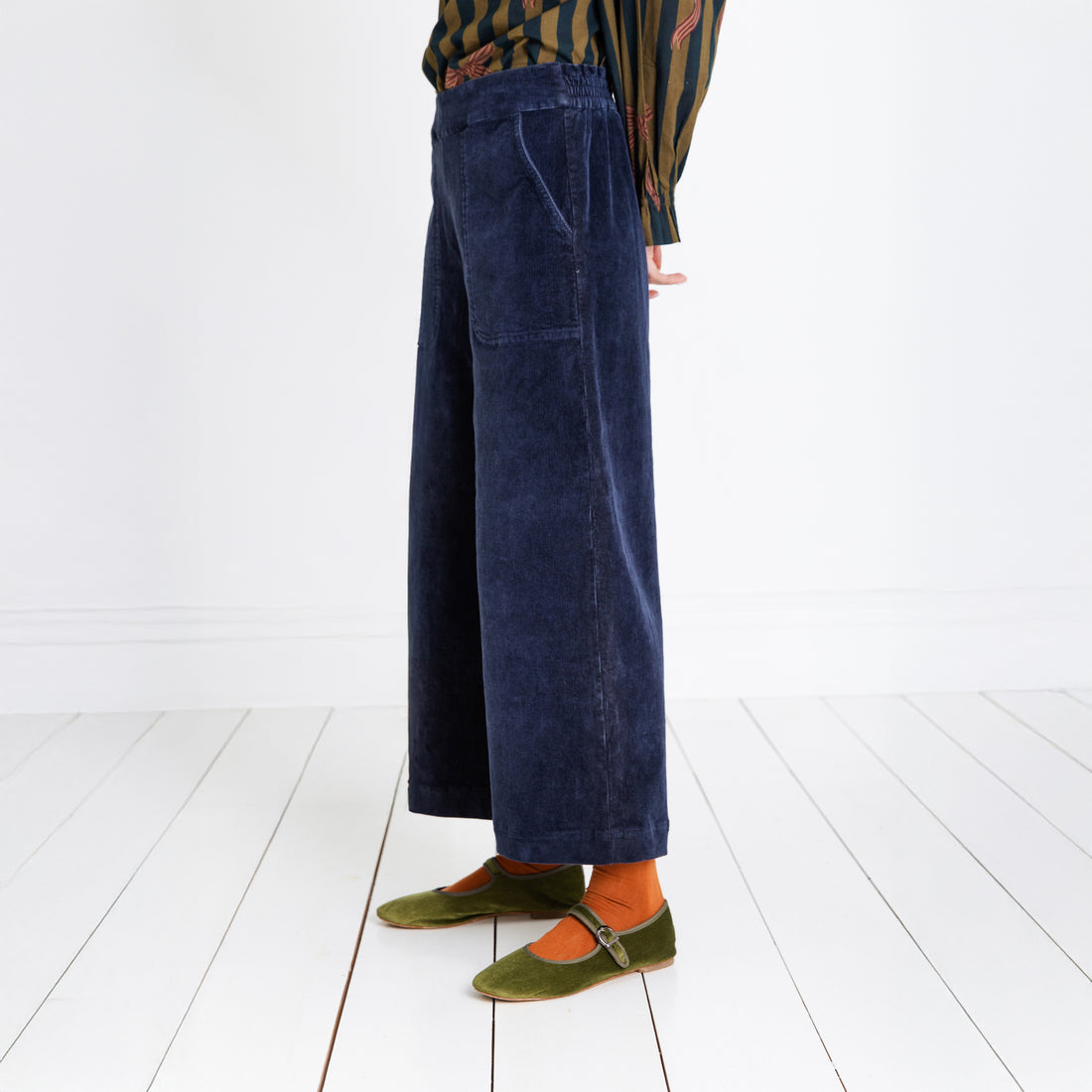 Bijou Wide Leg Trouser - Midnight Navy
