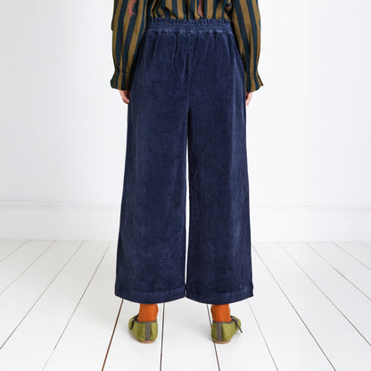 Bijou Wide Leg Trouser - Midnight Navy