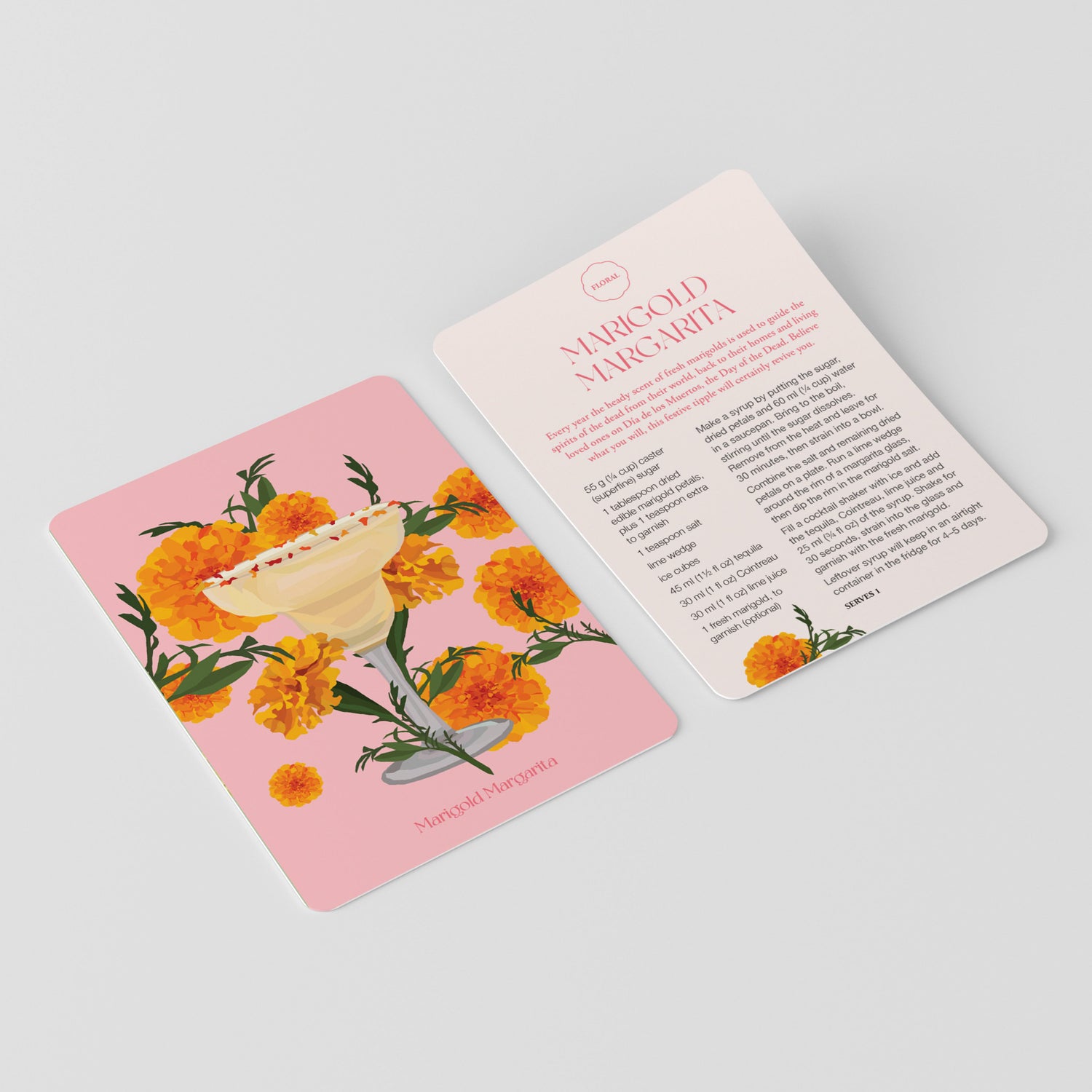 Botanical Cocktail: 50 Cocktail Recipe Cards