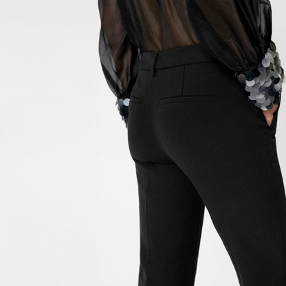 Baby Flare Smart Trouser - Black