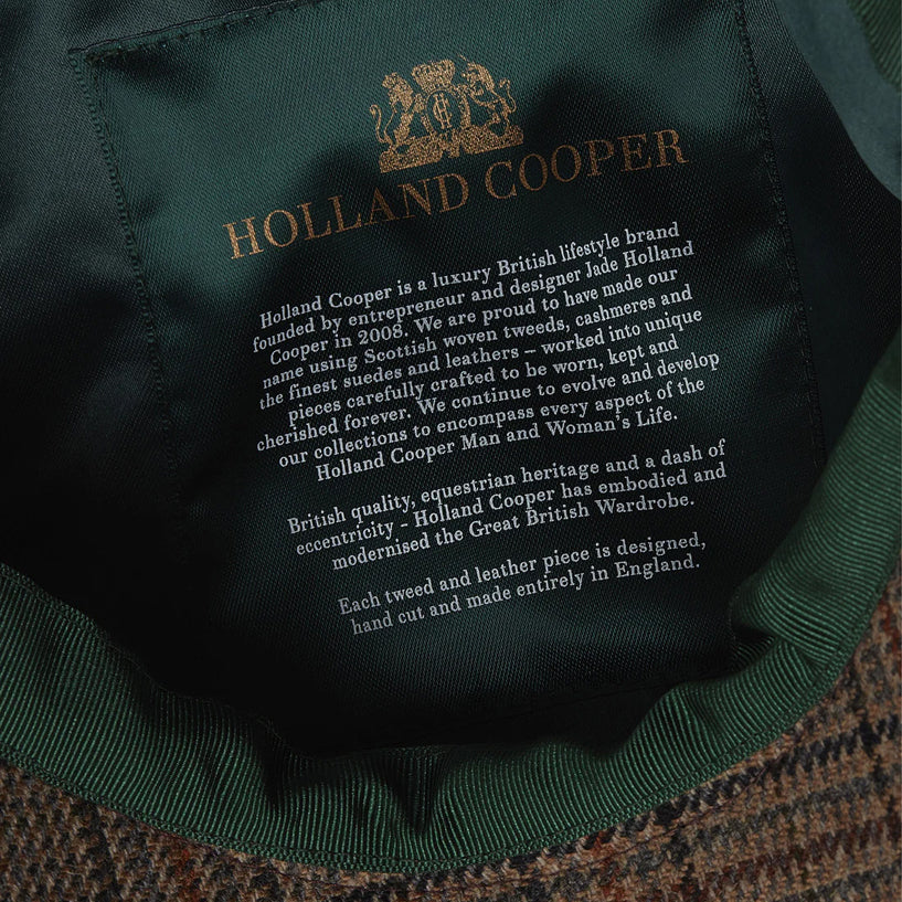 Baker Boy Tweed Cap - Bourbon Tweed