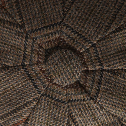 Baker Boy Tweed Cap - Bourbon Tweed