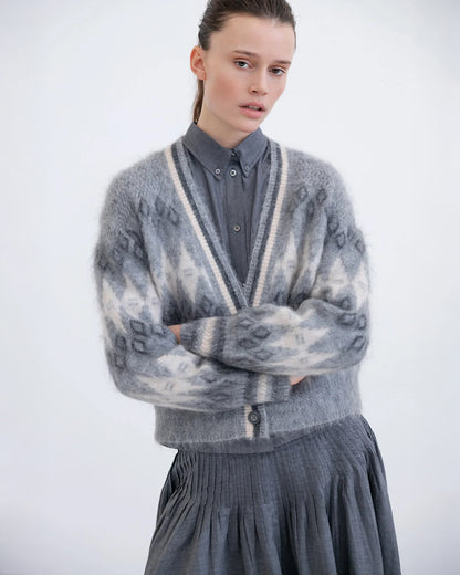 Balwina Knit Cardigan - Grey