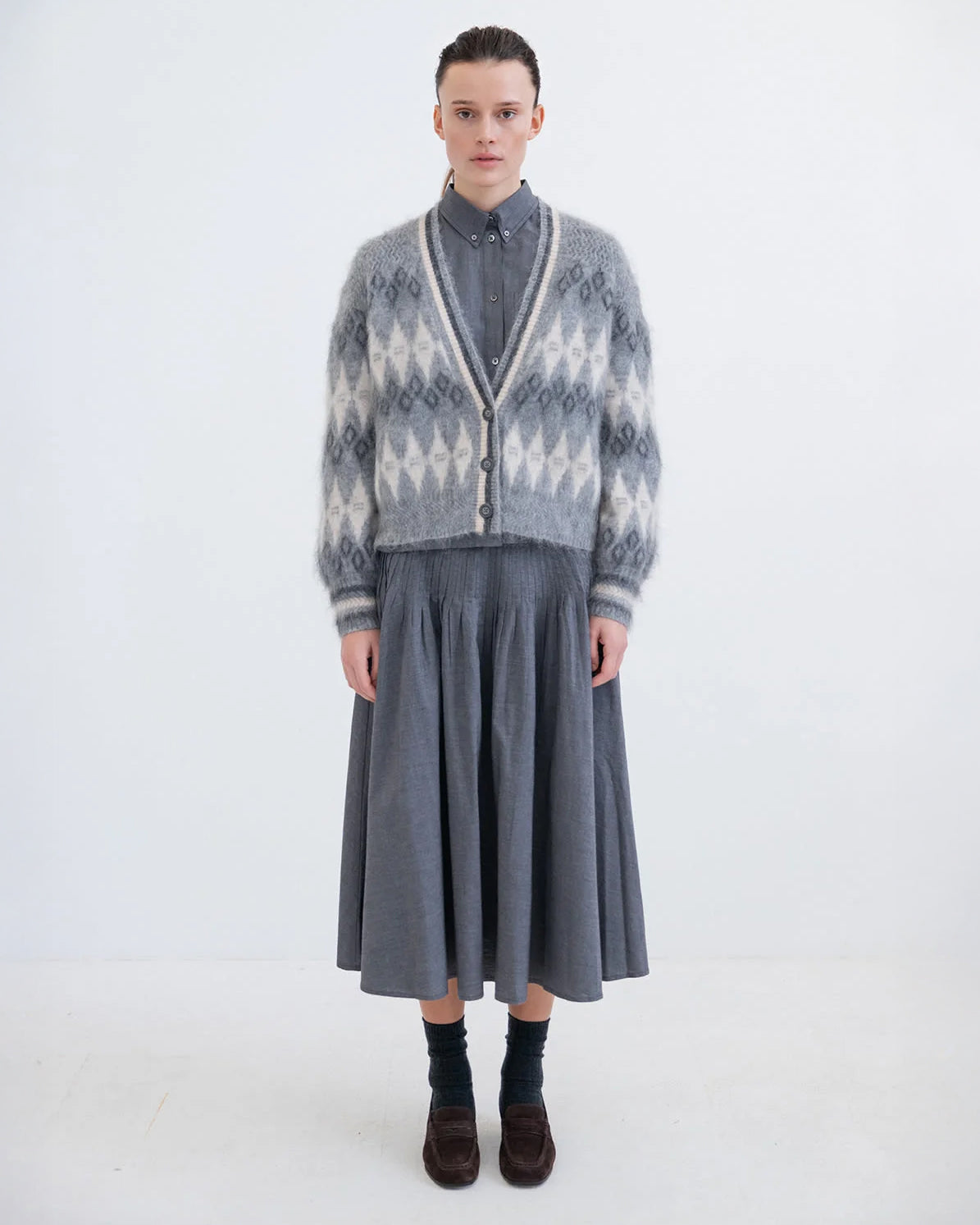 Balwina Knit Cardigan - Grey