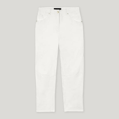 Barrel Leg Jean - Off White