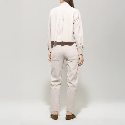 Barrel Trouser - Cream