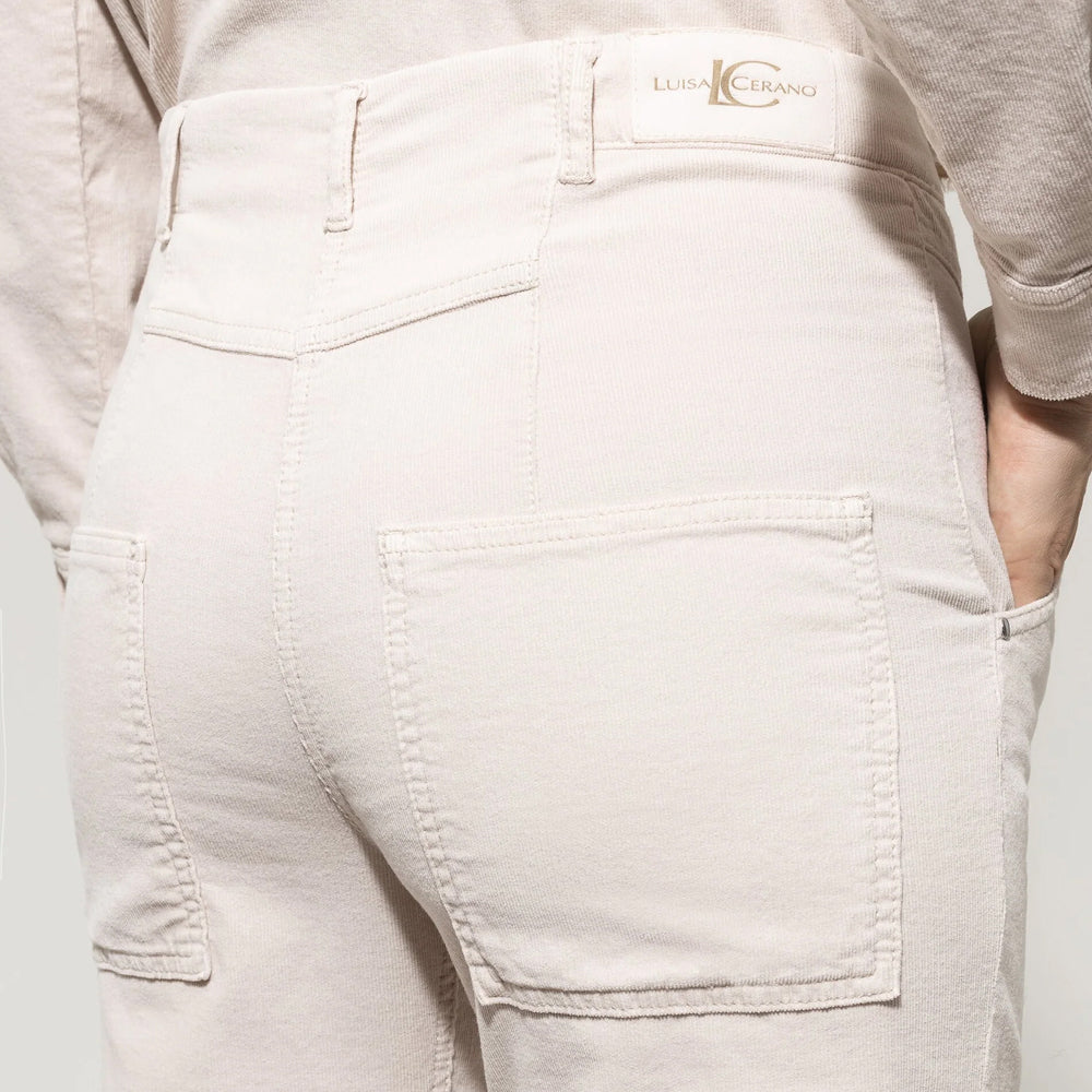 Barrel Trouser - Cream