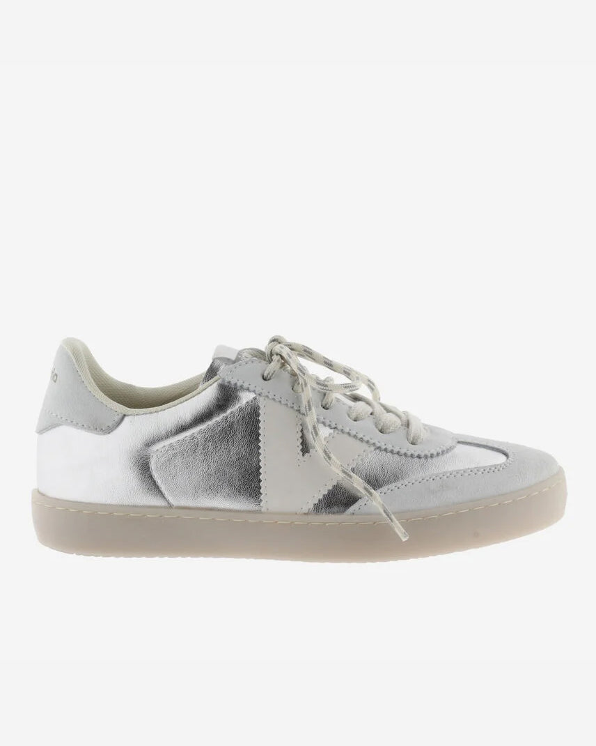 Berlin Metallic Trainer - Plata