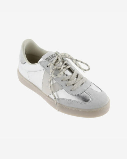Berlin Metallic Trainer - Plata