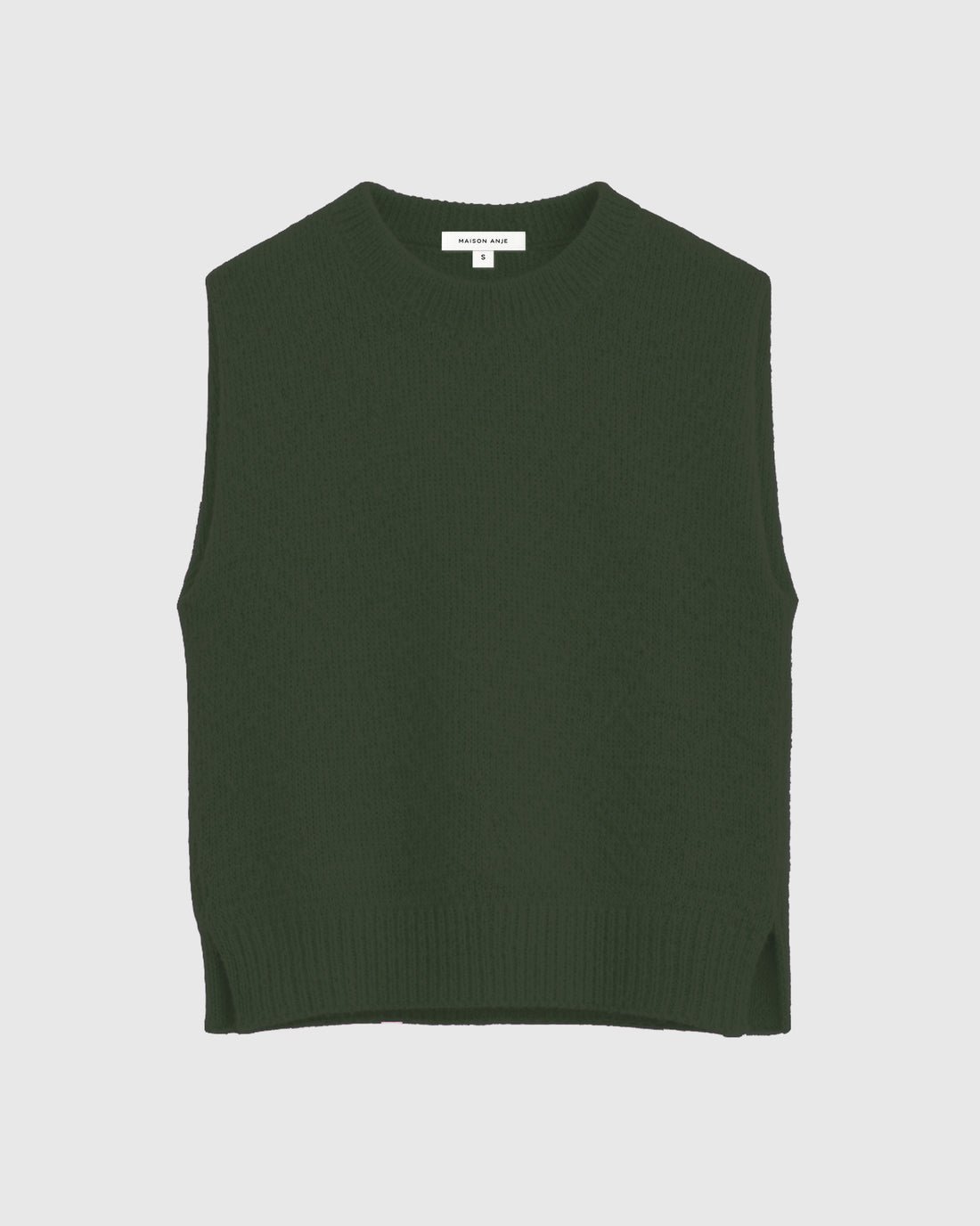 Blissy Sleeveless Knit - Khaki