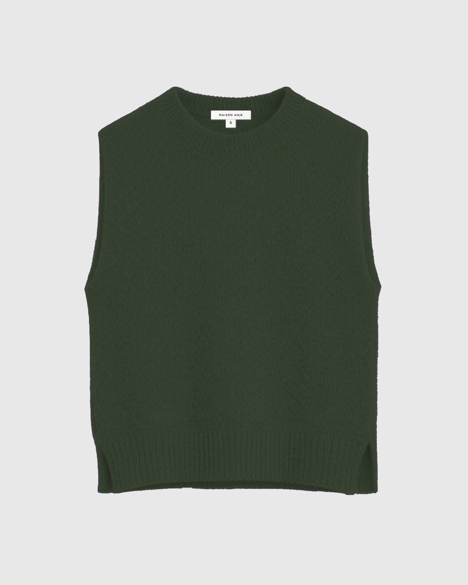 Blissy Sleeveless Knit - Khaki