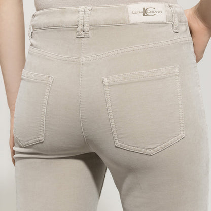 Bootcut Velvet Pant - Oyster