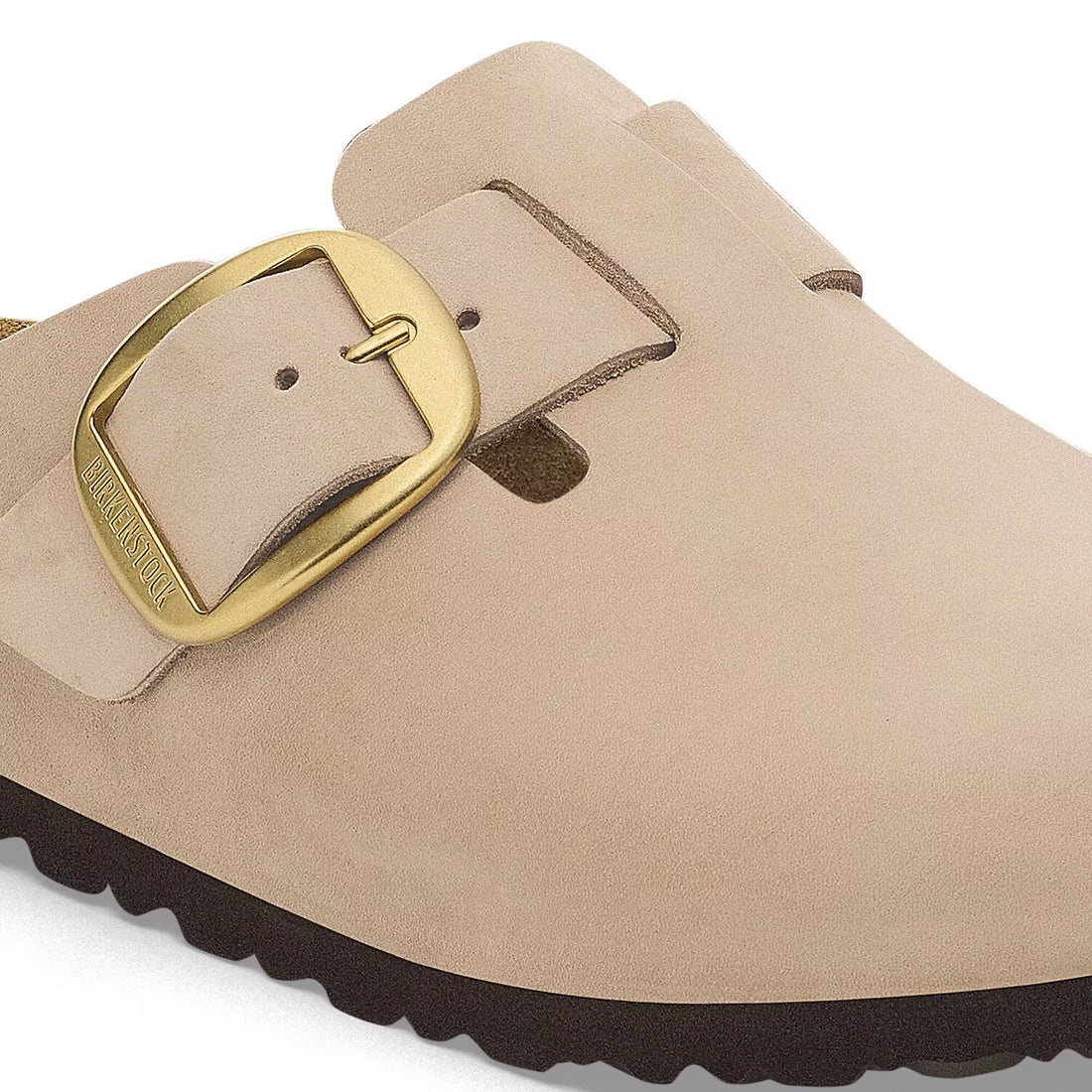 Boston Big Buckle Nubuk Leather - Sandcastle