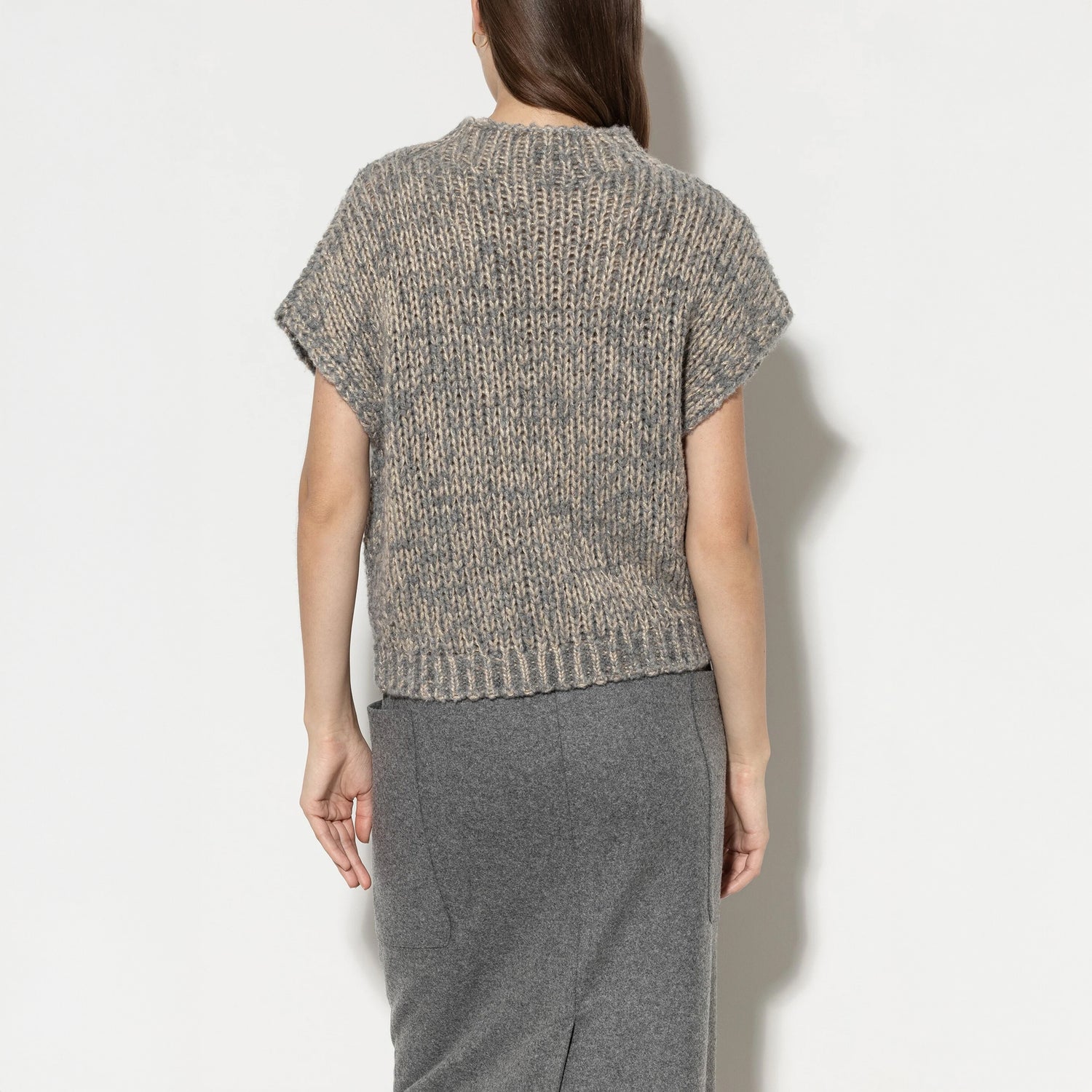 Boucle Tank Top - Heather Grey