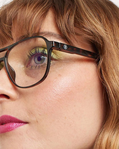 Brad Glossy Reading Glasses - Tortoise