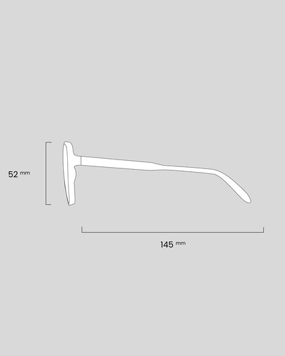 Brad Glossy Reading Glasses - Tortoise