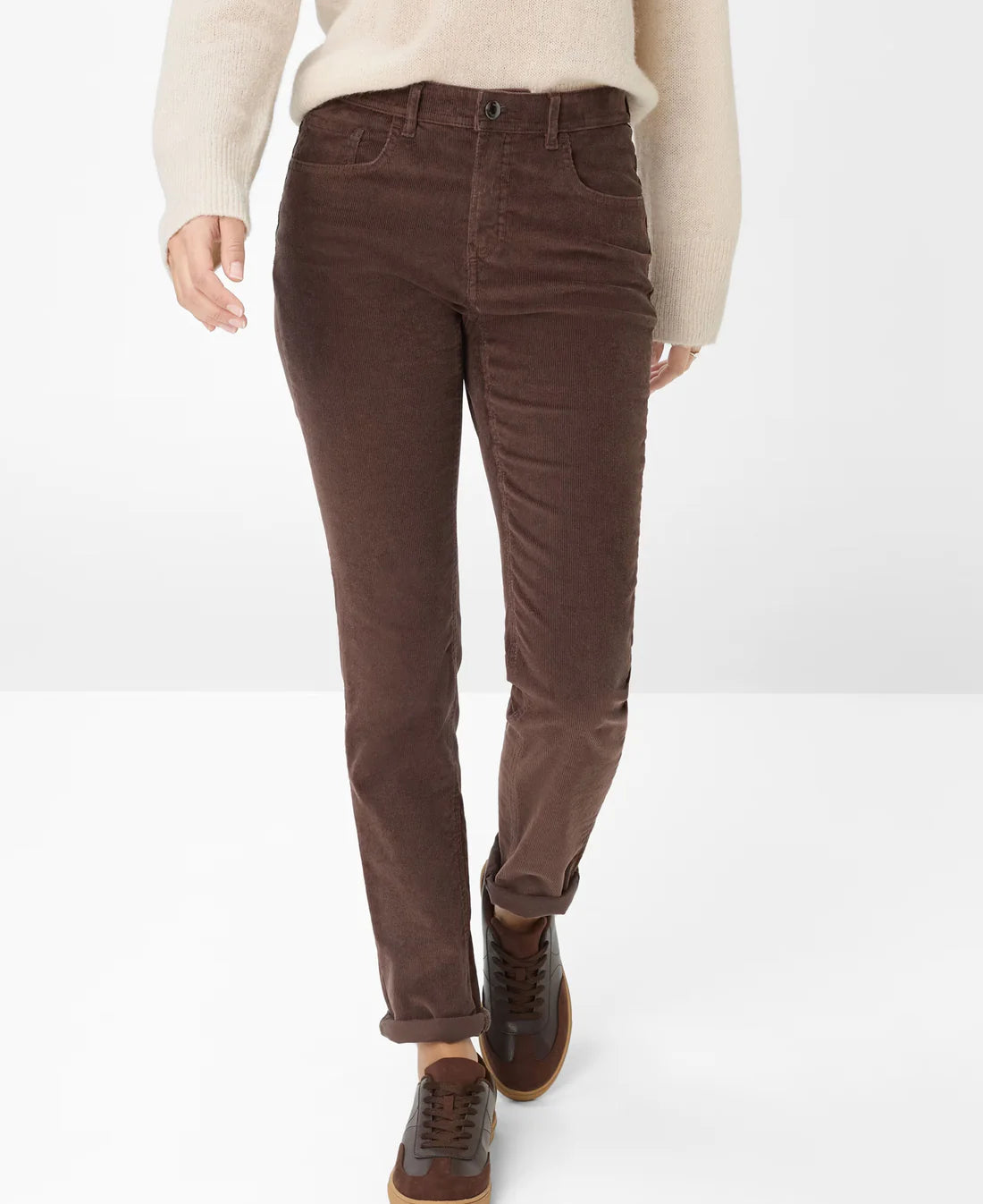 Mary  Corduroy Trousers - Dark Chocolate