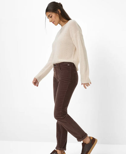 Mary  Corduroy Trousers - Dark Chocolate