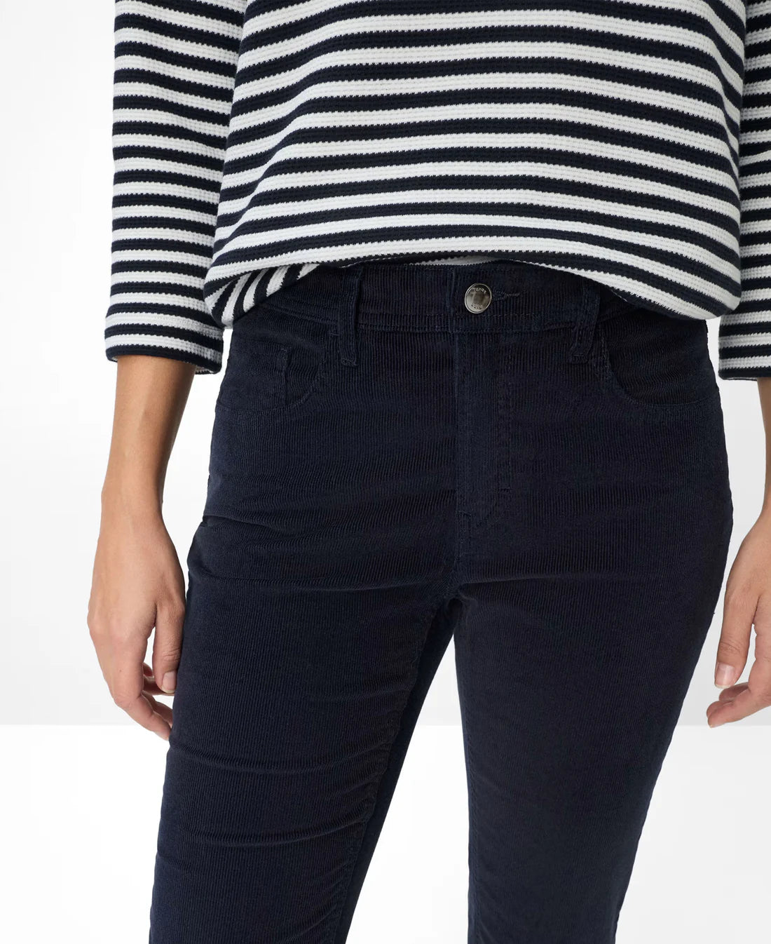 Mary Corduroy Trousers - Navy