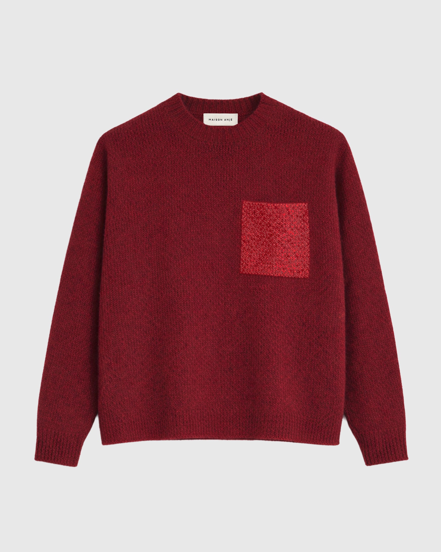 Brinate Contrast Pocket Jumper - Grenate