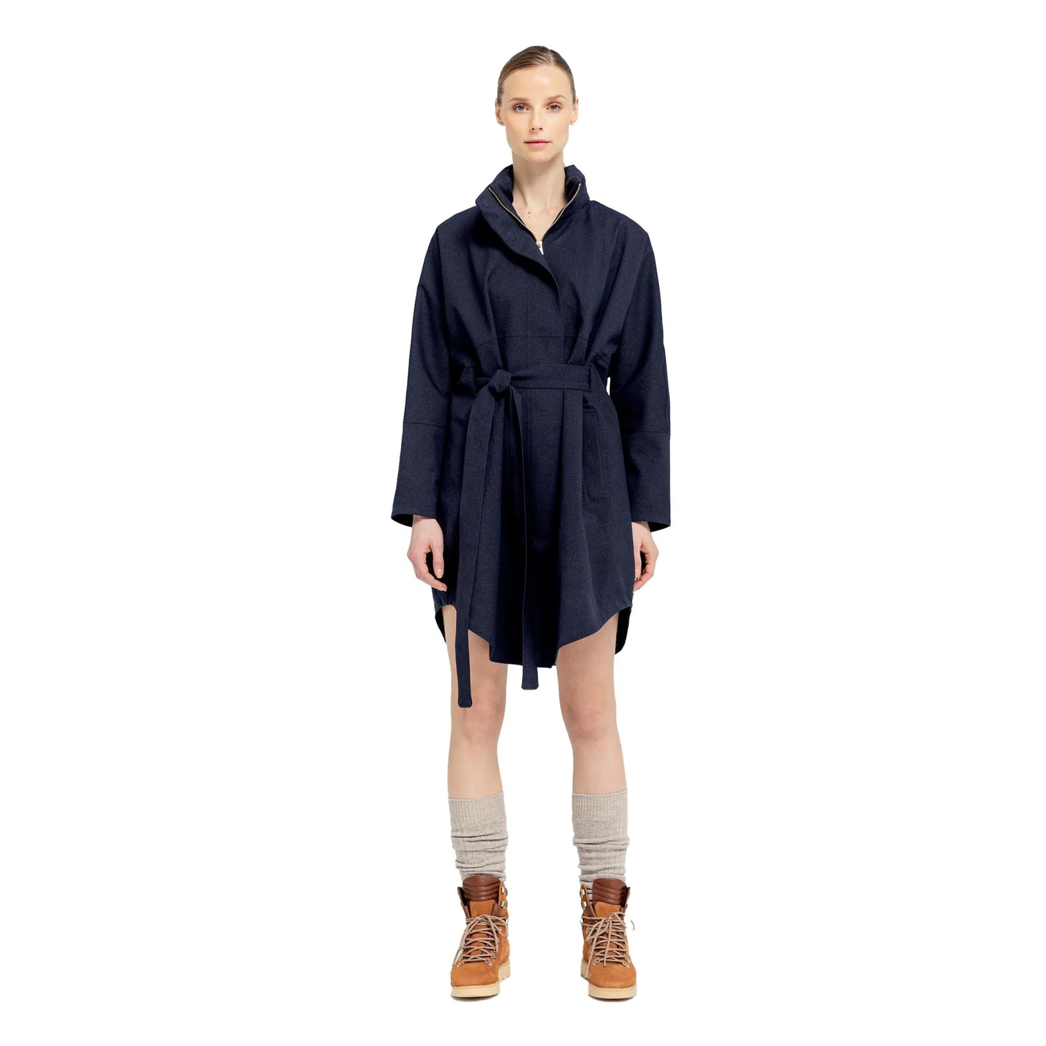 Bris Poncho - Dark Navy