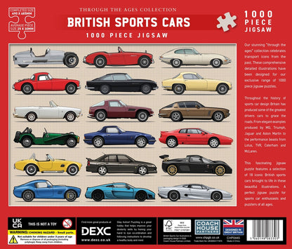 British Sports Car Jigsaw Puzzle - 1000 Pieces