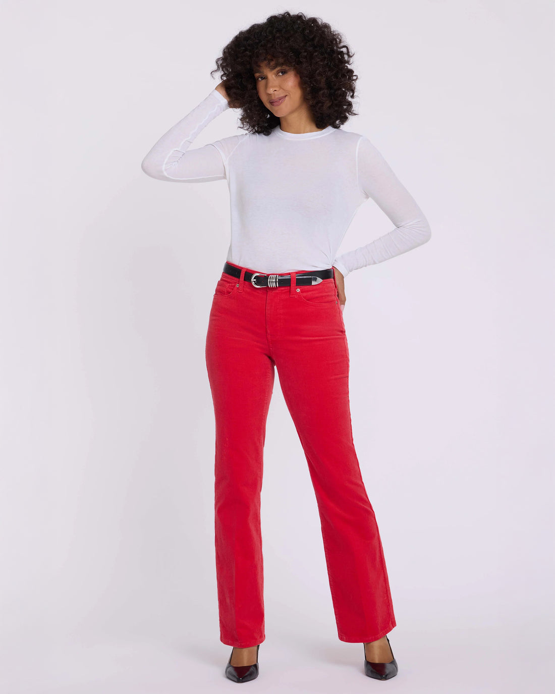 Brooklyn Bootcut Cords - Camellia