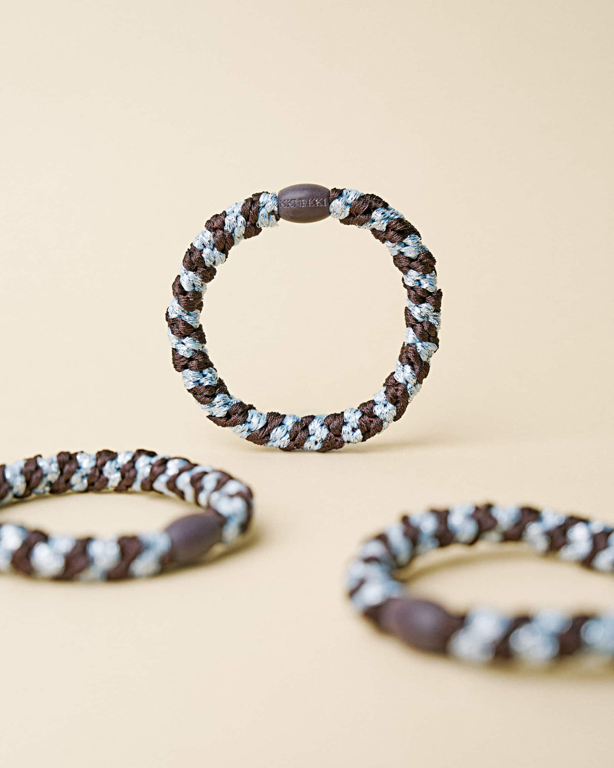 Kknekki Band - Brown Seablue Glitter Stripe
