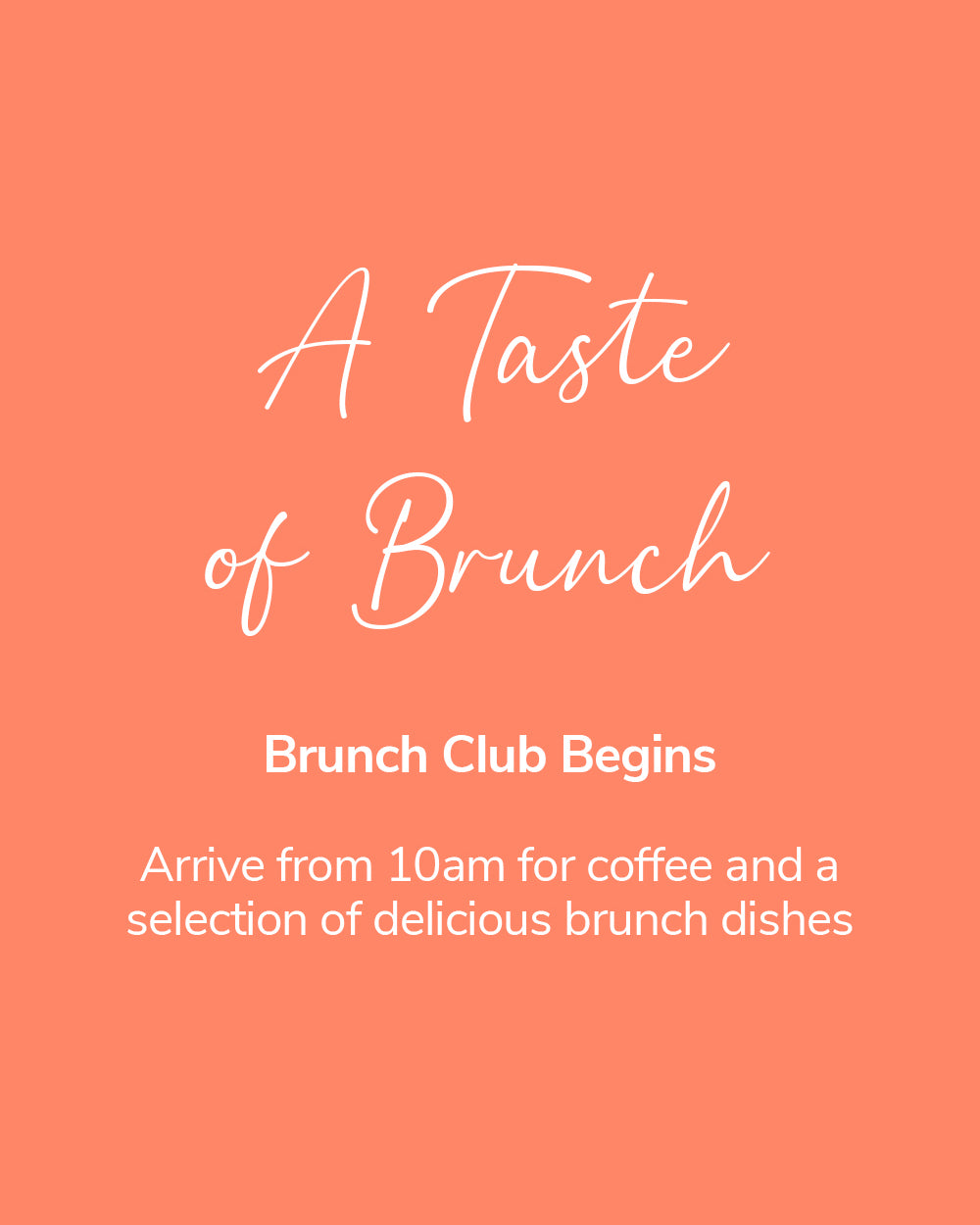 Brunch Club - Wed 16th September 2026 Ticket