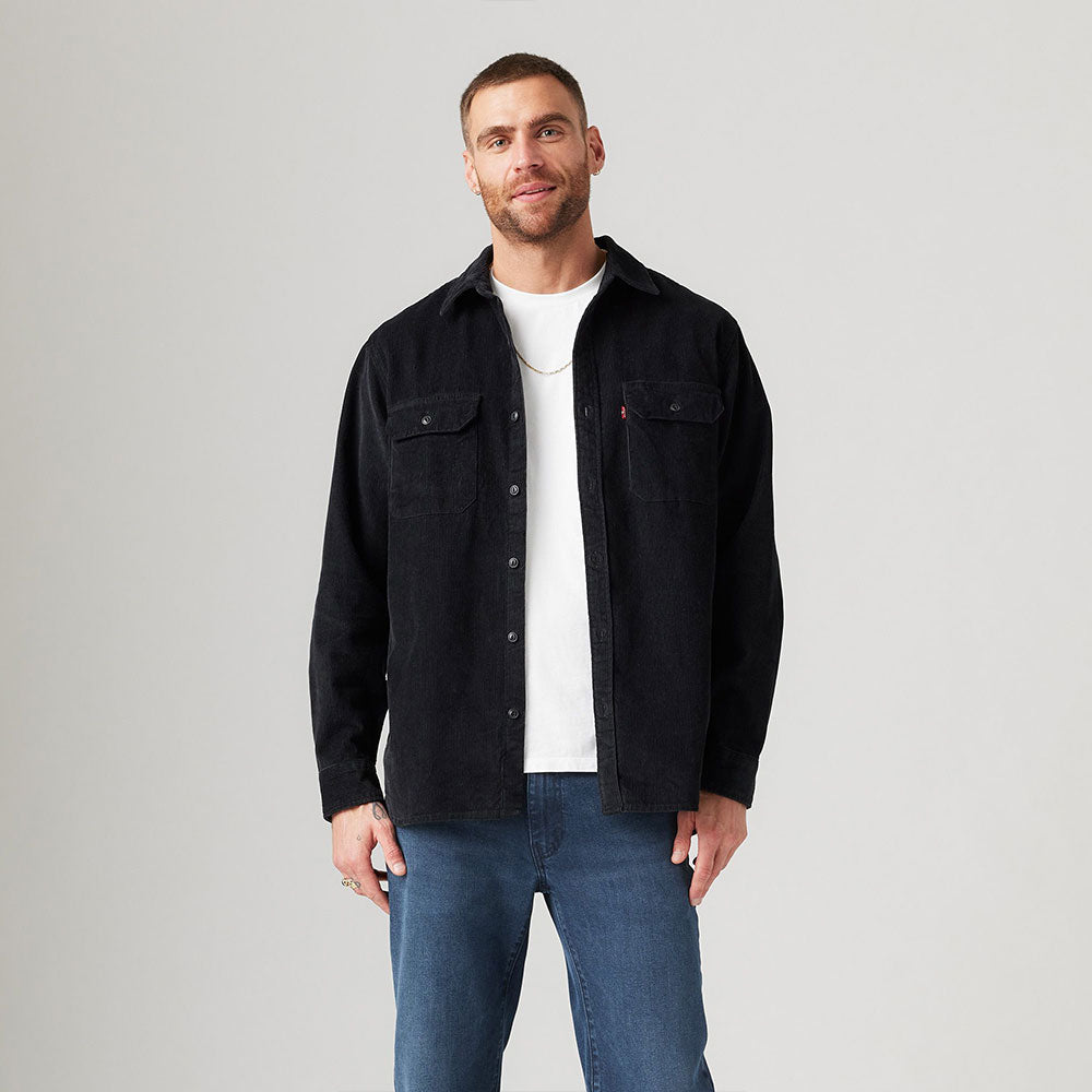 Jackson Worker Shirt - Jet Black Corduroy