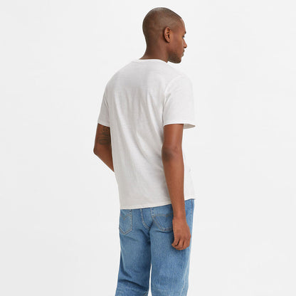 Classic Pocket Tee - White + Slub