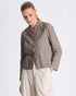 Fitted Jacket With Seam - Taupe